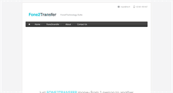 Desktop Screenshot of fone2transfer.com